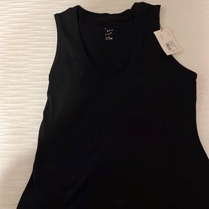 NWT black scooped neck tank size M